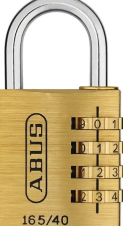 ABUS Zahlenvorhangschloss 165 Schlosskörper-B.40mm MS Zahlenroll.4 - 20361
