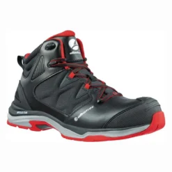 ALBATROS Sicherheitsstiefel ULTRATRAIL BLACK MID Größe 45 schwarz / rot - 63.620.0-45