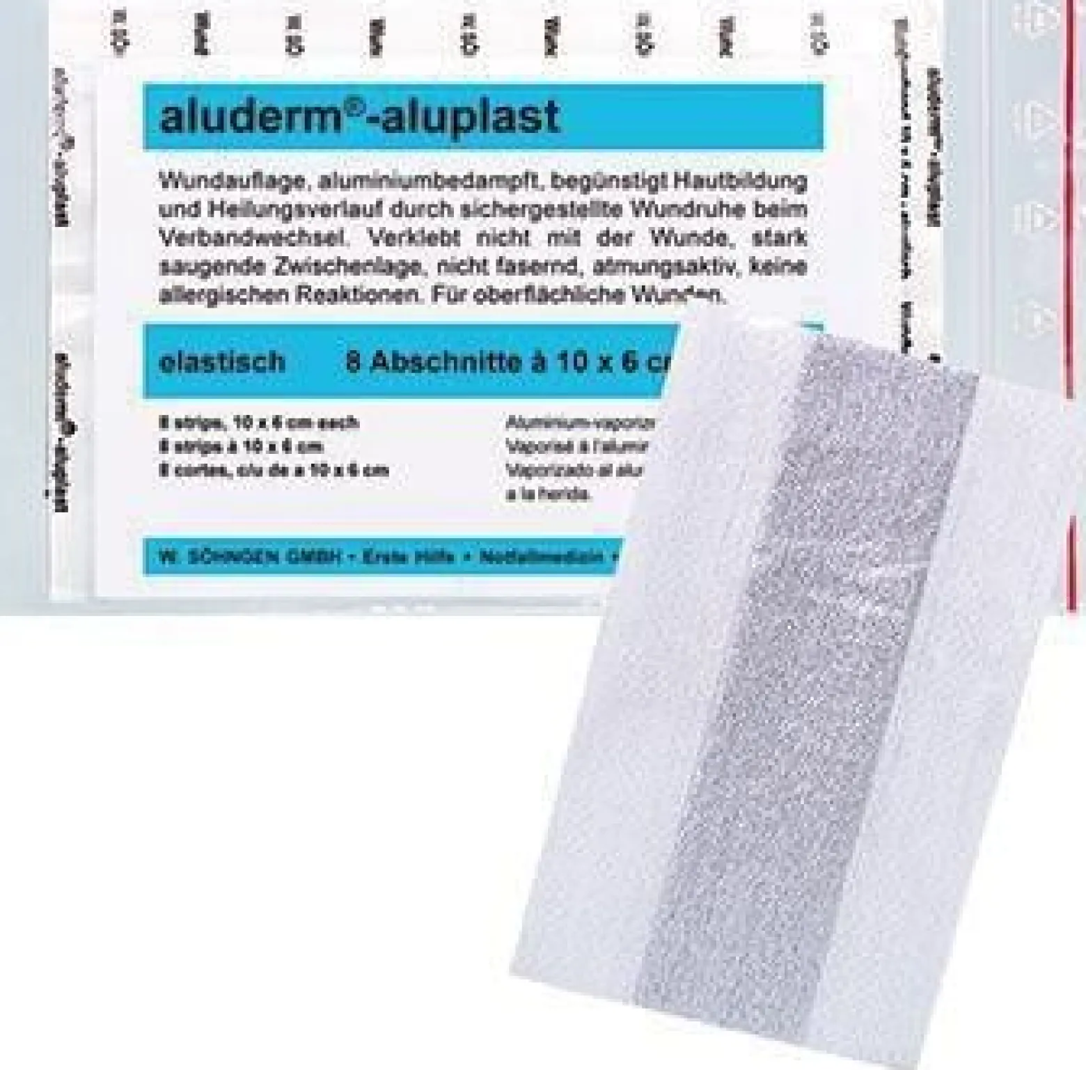 aluderm Nachfüllset aluplast 1009196 10x6cm 12 St./Pack.