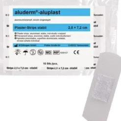 aluderm Pflaster aluplast Strips 1009157 2,5x7,2cm 10 St./Pack.