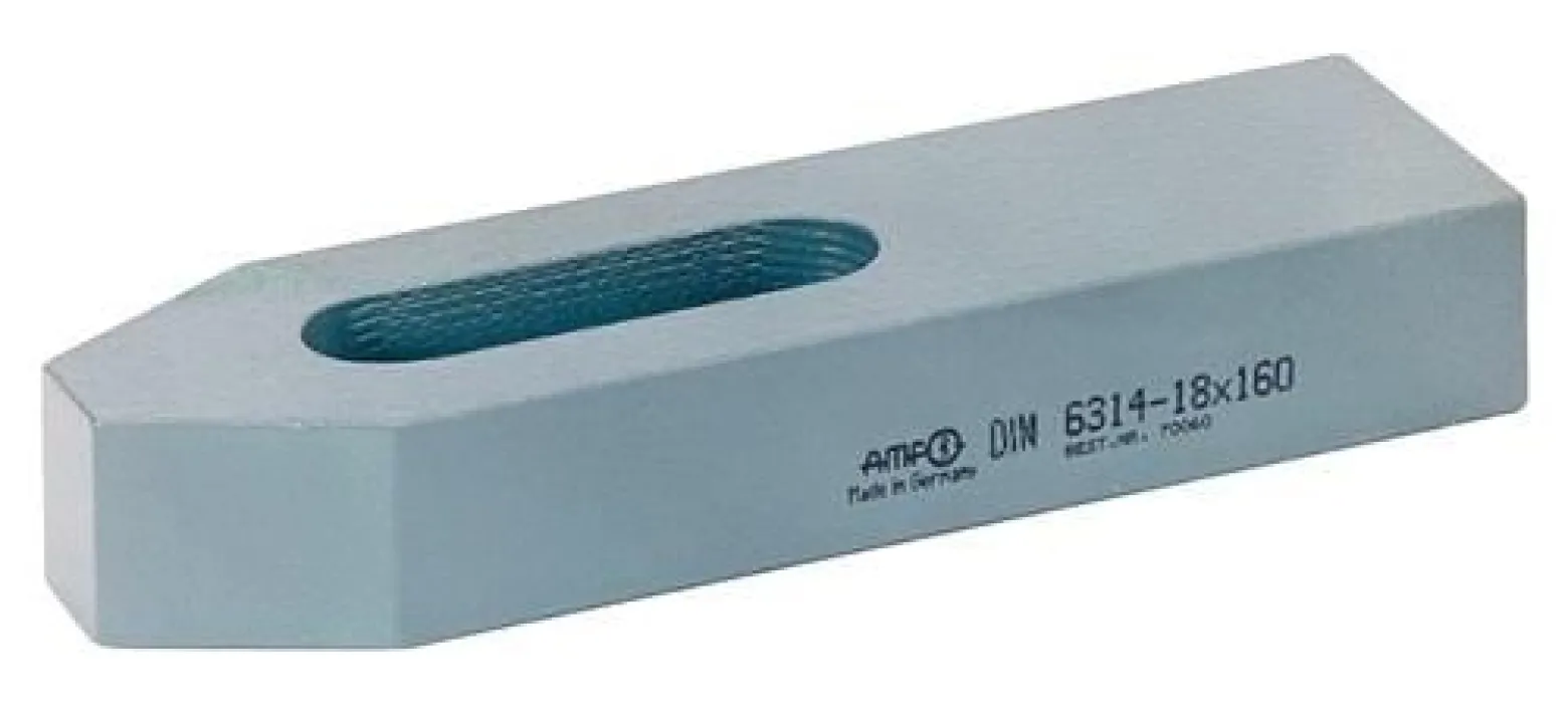 AMF Spanneisen DIN 6314 125 mm für T-Nut 16 + 18 mm - 70052