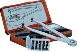 AMF Verstellbarer Stirnlochschlüsselsatz 758 S Zapfen-Ø 1,5 - 2 - 2,5 - 3 - 4 mm - 50427