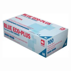 AMPri 100x Einweghandschuhe Blue Eco Plus Gr. L blau Nitril - 01198-L