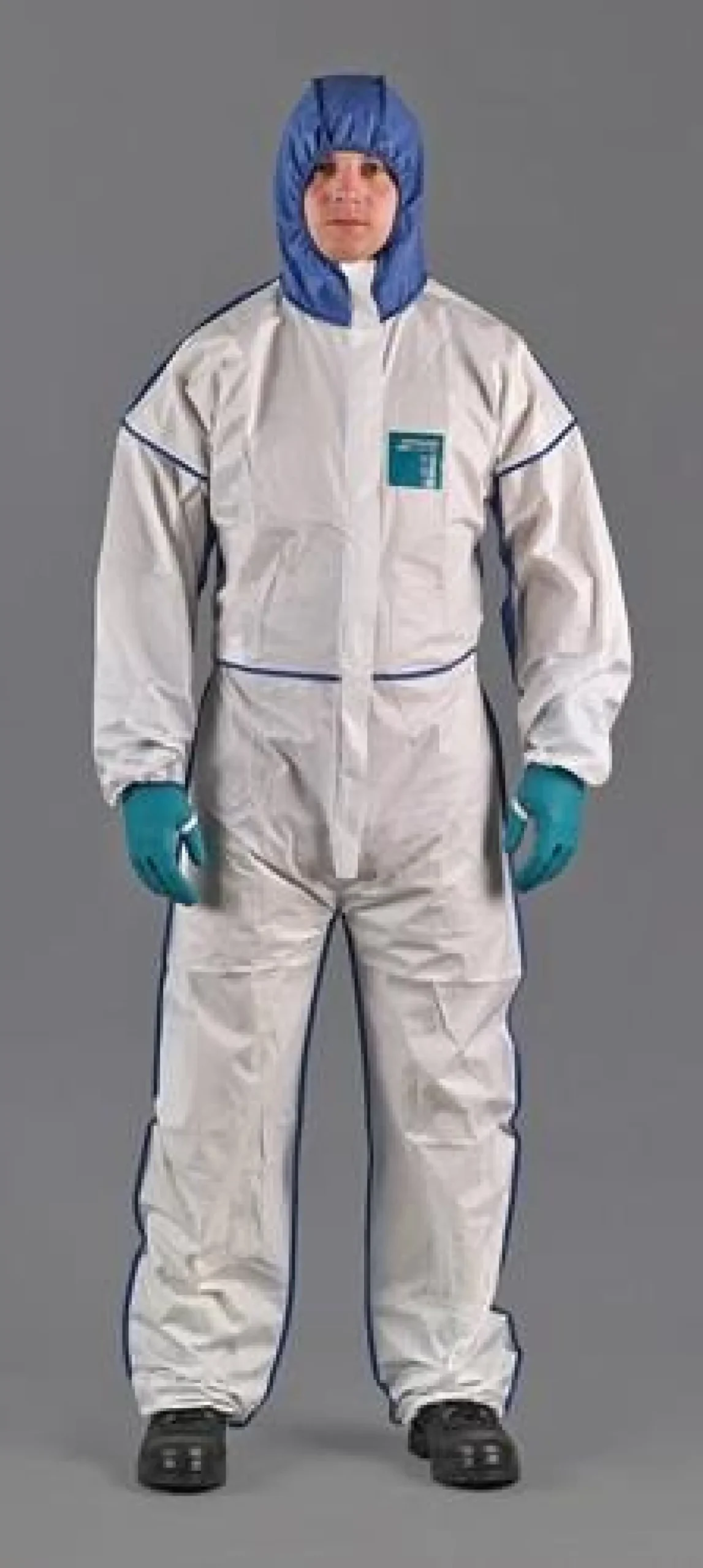 ANSELL Schutzoverall AlphaTec 1800 Comfort Gr.L weiß / blau PSA III - WN18B-00195-04