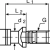 Anzugsbolzen ISO 7388-3AF SK40 o.Bohr.TECWERK