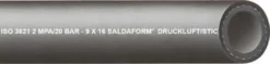 Argonschlauch SALDAFORM®/SCHWARZ ID 6,3mm Wandst.3,5mm AD 13,3mm L.40m TEGUMA