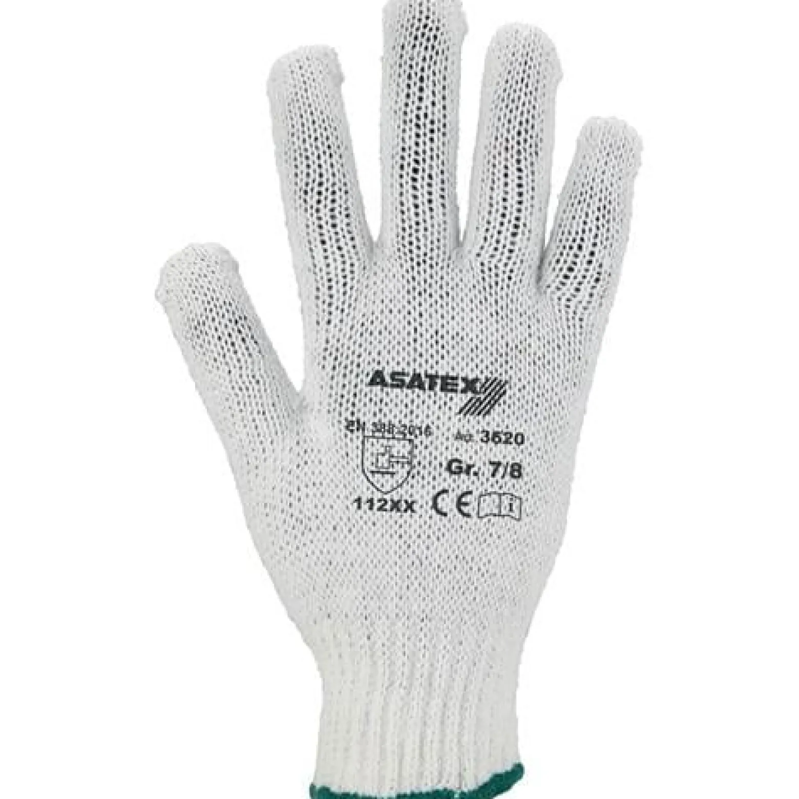 ASATEX Handschuhe weiß / blau Gr. 9/10 - 10.09.3620