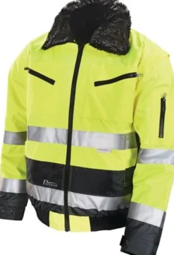ASATEX Warnschutz-Pilotenjacke PREVENT gelb / grau Größe L - 174ZG/L