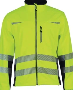 ASATEX Warnschutz-Softshelljacke Prevent® Trendline gelb / schwarz Größe XXL - PTW-SN/XXL/78