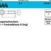 Augenschraube DIN 444 FormB BM 20x 90 A 2 1 Stück