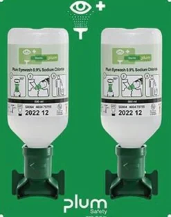 Augenspülstation 2x0,5l H290xB228xT80ca.mm Haltbarkeit 3 Jahre(ungeöff. Flasche)