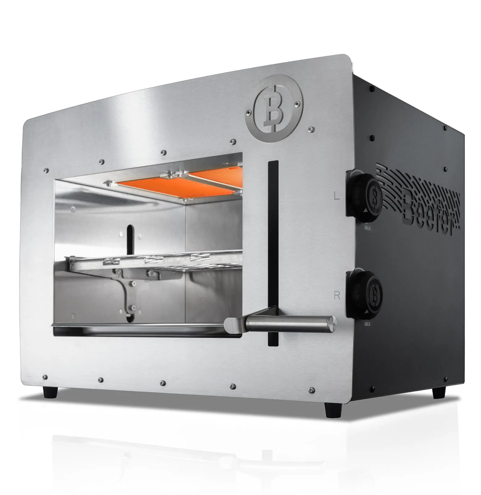 BEEFER E-BEEFER XL 800°C Oberhitzegrill mit Thermobecher & Thermobehälter im Set - 1210003-Set1