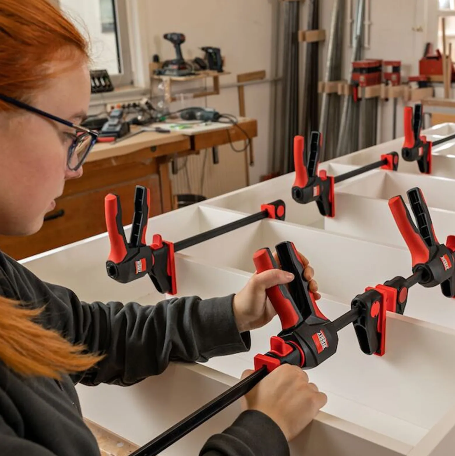 Bessey Einhandzwinge mit drehbarem Griff M - EZ360M-30