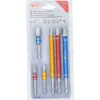 BGS Adapter-Satz für Bohrmaschinen farbig Antrieb Außensechskant 6,3 mm (1/4") Abtrieb Außenvierkant 6,3 mm (1/4") / 10 mm (3/8") / 12,5 mm (1/2") 75 - 150 mm 6tlg. - 74424