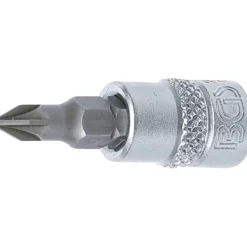 BGS Bit-Einsatz Antrieb Innenvierkant 6,3 mm (1/4") Kreuzschlitz PZ1 - 2490