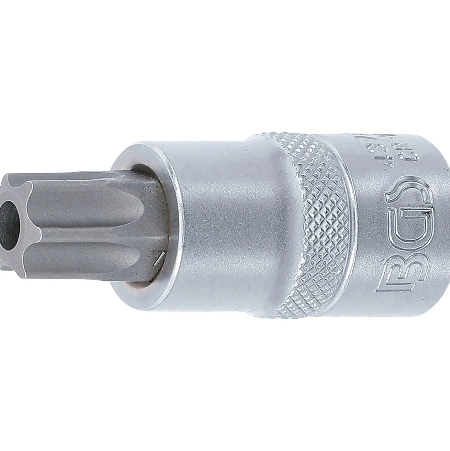 BGS Bit-Einsatz Antrieb Innenvierkant 12,5 mm (1/2") T-Profil (für Torx) mit Bohrung T60 - 4376