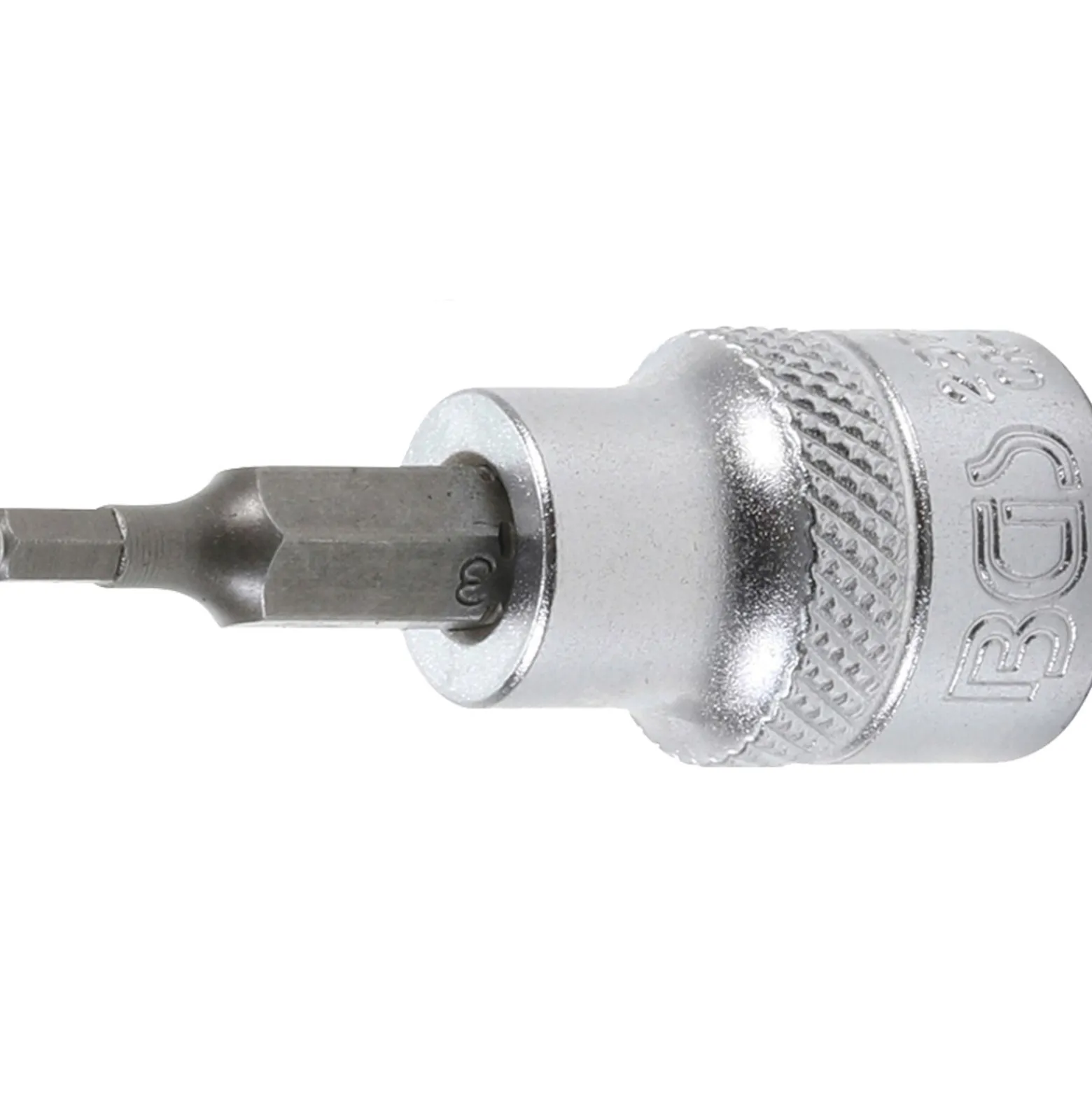 BGS Bit-Einsatz Antrieb Innenvierkant 10 mm (3/8") Innensechskant 3 mm - 2576