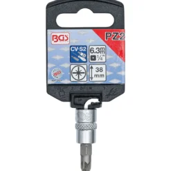 BGS Bit-Einsatz Antrieb Innenvierkant 6,3 mm (1/4") Kreuzschlitz PZ2 - 2491