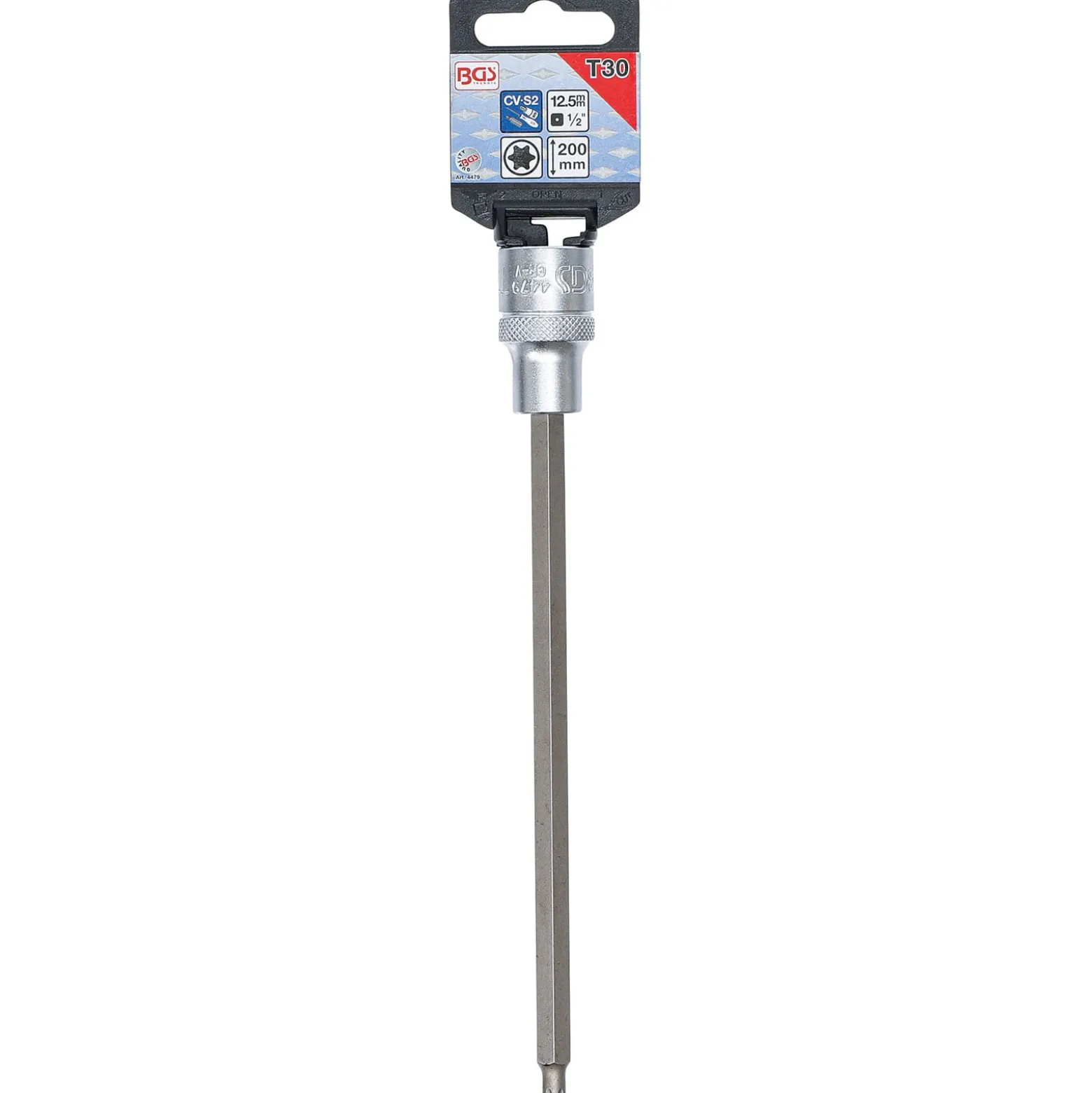 BGS Bit-Einsatz Antrieb Innenvierkant 12,5 mm (1/2") T-Profil (für Torx) T30 - 4479