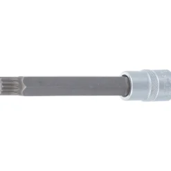 BGS Bit-Einsatz Länge 140 mm Antrieb Innenvierkant 12,5 mm (1/2") Innenvielzahn (für XZN) M14 - 5184-M14