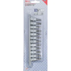 BGS Bit-Einsatz-Satz Antrieb Innenvierkant 6,3 mm (1/4") Schlitz, Kreuzschlitz PH, Kreuzschlitz PZ 12tlg. - 2163