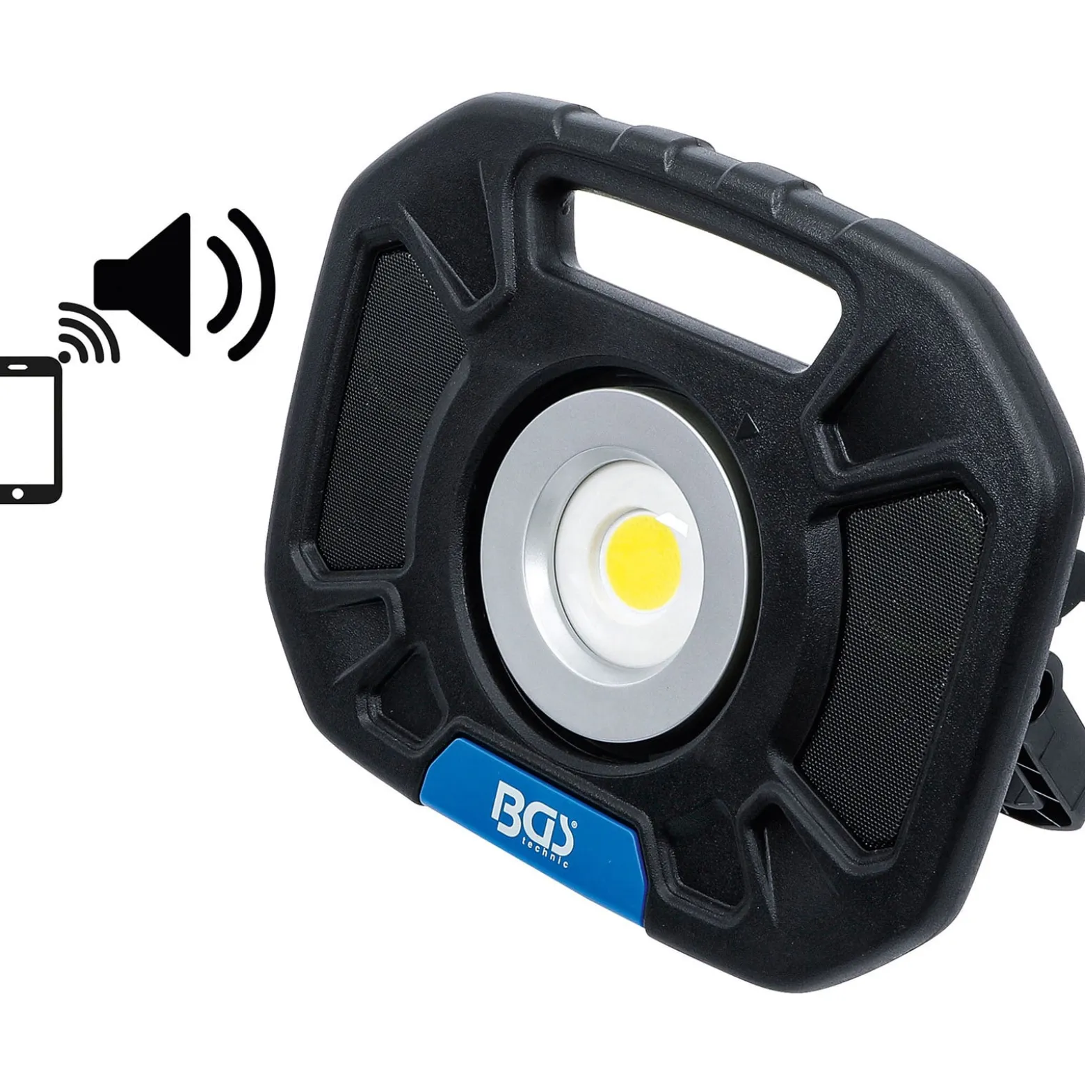 BGS COB-LED-Arbeits-Strahler 40W mit integrierten Lautsprechern - 85332