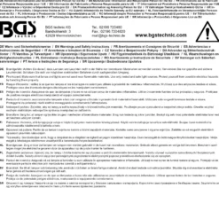 BGS COB-LED Stirnleuchte | mit Bewegungssensor - 85355