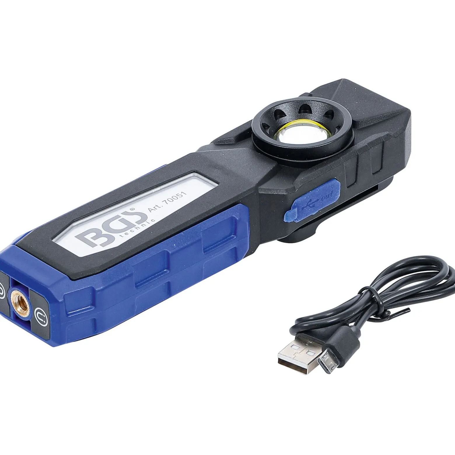 BGS COB-LED-Werkstattleuchte mit Magnet und Haken klappbar - 70051