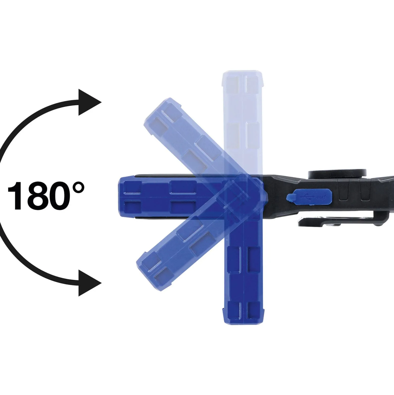 BGS COB-LED-Werkstattleuchte mit Magnet und Haken klappbar - 70051
