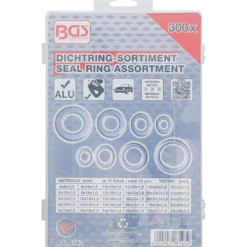 BGS Dichtring-Sortiment Aluminium 300tlg. - 8143