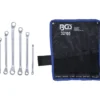 BGS Doppel-Ringschlüssel-Satz tief gekröpft Zollgrößen SW 1/4" - 3/4" 6tlg. - 32105