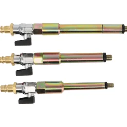 BGS Druckluftadapter-Satz für Glühkerzenbohrungen M8 x 1 / M10x1 / M10x1,25 3tlg. - 9519