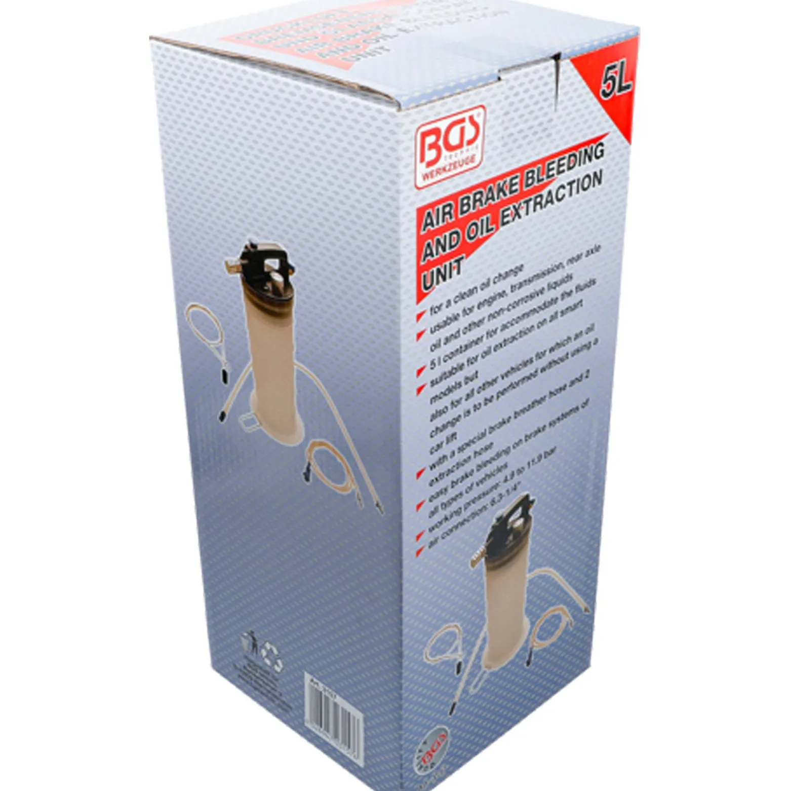 BGS Druckluft-Bremsenentlüfter und Ölabsauggerät - 3157