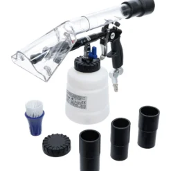 BGS Druckluft-Reinigungspistole mit Bürsten- und Saugaufsatz 7tlg. - 70150