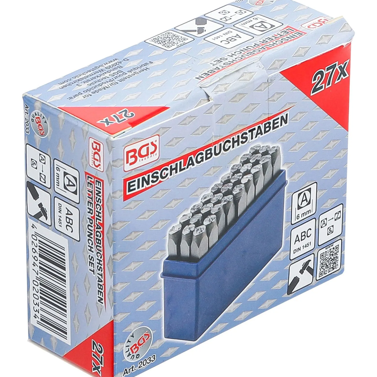 BGS Einschlagbuchstaben 6 mm - 2033
