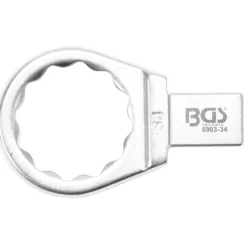 BGS Einsteck-Ringschlüssel 34 mm Aufnahme 14 x 18 - 6903-34