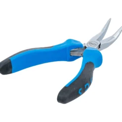 BGS Elektronik-Spitzzange gebogen mit Feder 138 mm - 383