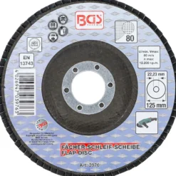 BGS Fächer-Schleif-Scheibe Ø 125 mm K 80 - 3976