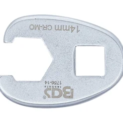 BGS Hahnenfußschlüssel Antrieb Innenvierkant 10 mm (3/8") SW 14 mm - 1756-14