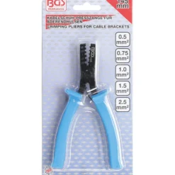 BGS Kabelschuh-Presszange für Aderendhülsen 0,5 - 2,5 mm² - 1428
