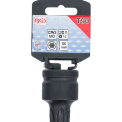 BGS Kraft-Bit-Einsatz Antrieb Innenvierkant 20 mm (3/4") T-Profil (für Torx) T90 - 5590