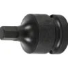 BGS Kraft-Bit-Einsatz Antrieb Innenvierkant 12,5 mm (1/2") Innensechskant 8 mm - 5485-8