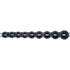 BGS Kraft-Steckschlüssel-Einsatz-Satz Sechskant, extra flach Antrieb Innenvierkant 12,5 mm (1/2