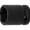 BGS Kraft-Steckschlüssel-Einsatz Sechskant Antrieb Innenvierkant 12,5 mm (1/2") SW 21 mm - 5221