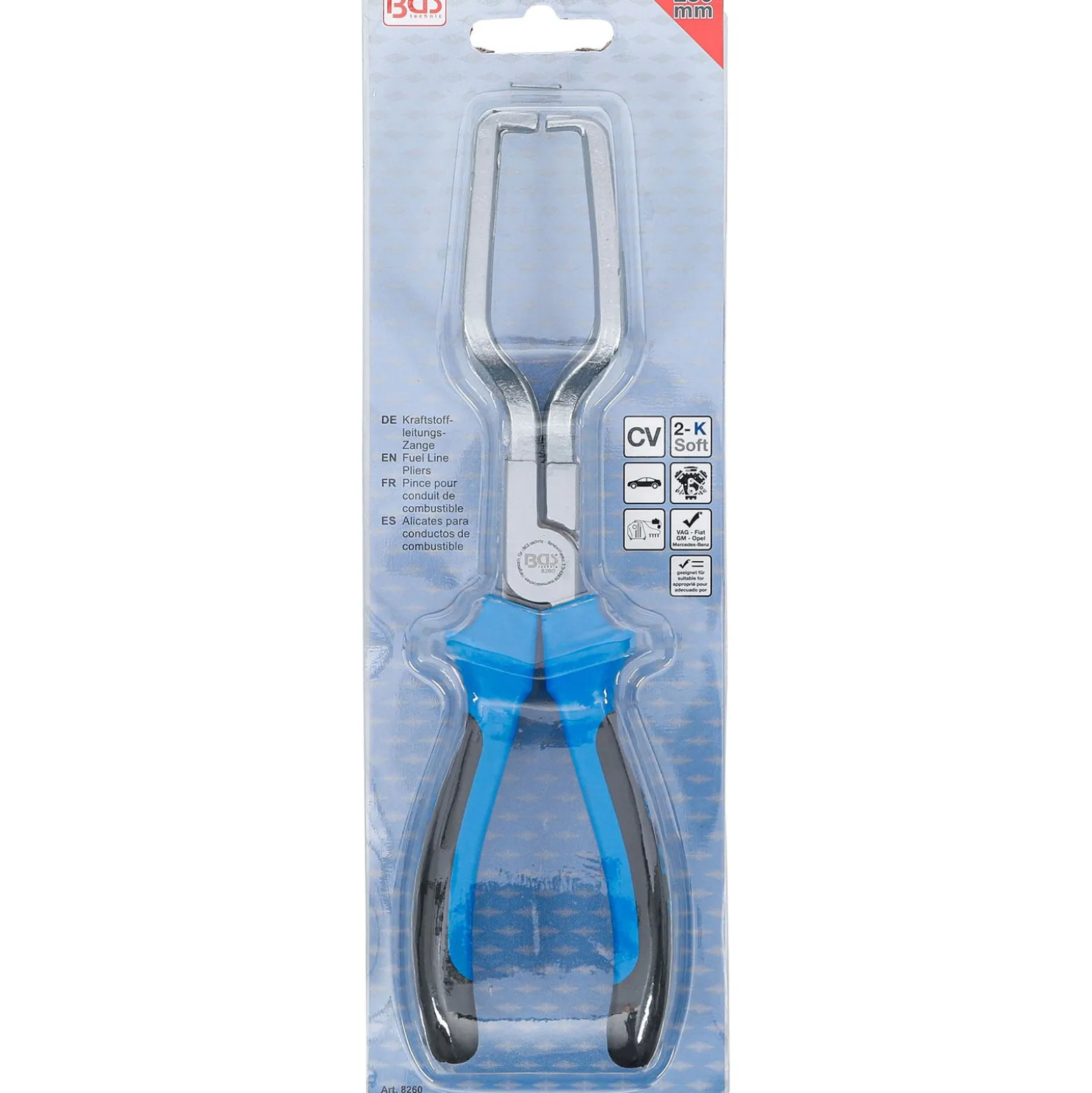 BGS Kraftstoffleitungs-Zange 230 mm - 8260