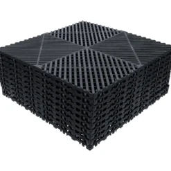 BGS Kunststoff-Fliesen-Satz Klick-System 400 x 400 x 18 mm 10-tlg. - 74546