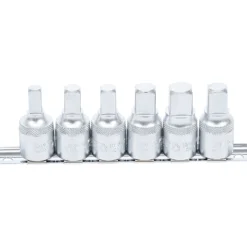 BGS Öldienstschlüssel-Satz Antrieb Innenvierkant 12,5 mm (1/2") Abtrieb Innenvierkant 6tlg. - 1016