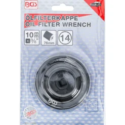 BGS Ölfilterschlüssel 14-kant Ø 76 mm für VW / Porsche / Mercedes-Benz / BMW / Audi / Opel - 1046
