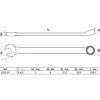 BGS Maul-Ringschlüssel extra lang SW 14 mm - 1228-14