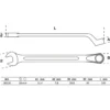 BGS Maul-Ringschlüssel gekröpft SW 18 mm - 30118